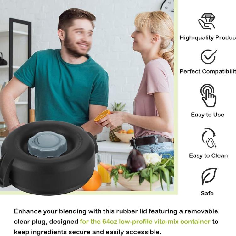For Vitamix 5200 7500 750 630 Blender Lid 64oz Container Cover, Lid – Durable Build, Easy to Use