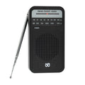 Portable Pointer AM/FM Full Channel Radio Black
