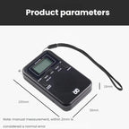 Portable FM/AM Clock-Controlled Stereo Pocket Radio Player – Magnetic, TPU, For EU, For US