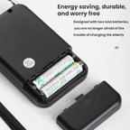 Portable FM/AM Clock-Controlled Stereo Pocket Radio Player – Magnetic, TPU, For EU, For US