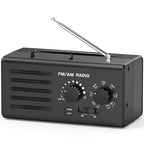 Dual-band FM/AM External Power Socket Radio Player – Magnetic, TPU, For EU, For US For EU Black