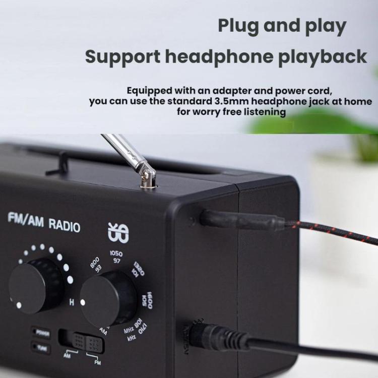 Dual-band FM/AM External Power Socket Radio Player – Magnetic, TPU, For EU, For US