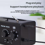 Dual-band FM/AM External Power Socket Radio Player – Magnetic, TPU, For EU, For US