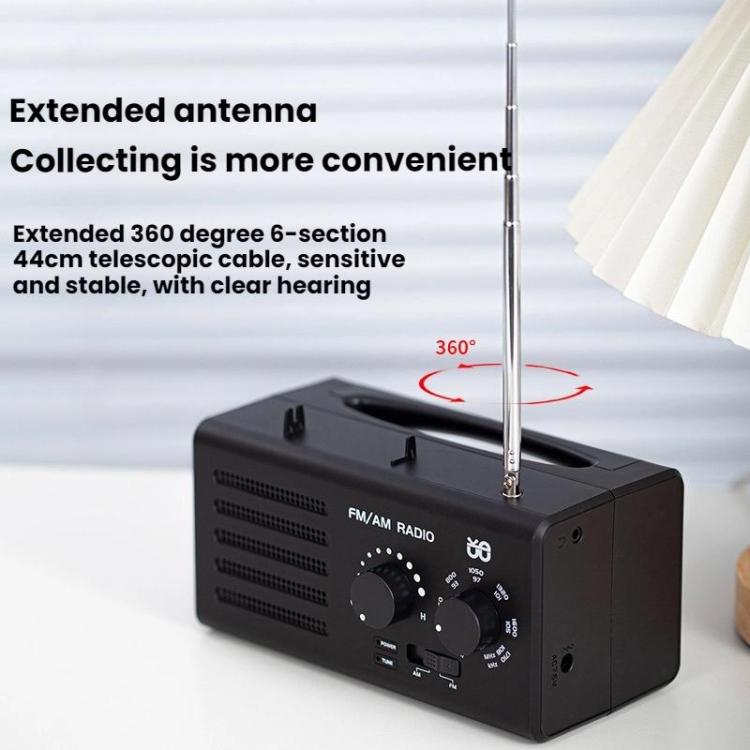 Dual-band FM/AM External Power Socket Radio Player – Magnetic, TPU, For EU, For US