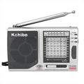 Kchibo 10-Band AM/FM/SW Portable Radio with High-Fidelity Speaker Compact Mini Multi-Band Receiver, KK-9803 KK-9803