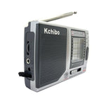 Kchibo 10-Band AM/FM/SW Portable Radio with High-Fidelity Speaker Compact Mini Multi-Band Receiver, KK-9803