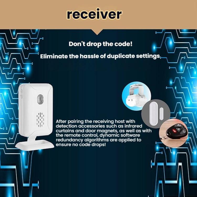 Wireless Infrared Sensor Split Supermarket Welcome Doorbell, Infrared Sensor Doorbell