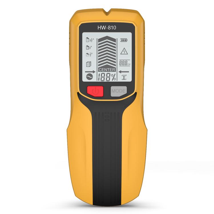 Multifunctional Wall Stud Wire Metal Detector Yellow