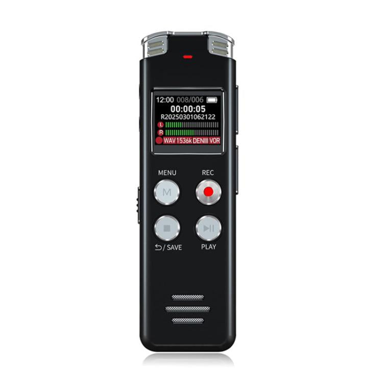 Portable HD Noise-Cancelling Voice-Activated Digital Voice Recorder For Conferences, 64GB, 128GB 64GB