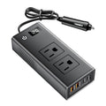DC12V 200W Fast Charging QC3.0 PD Car Cigarette Lighter Portable Inverter, 110V US Plug, 220V Universal – Fast Charging, TPU 110V US Plug