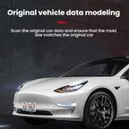 For Tesla 2024+ Model 3 Highland US Standard Punch-Free License Plate Frame – Aluminum Alloy