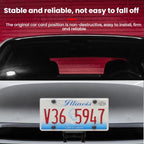 For Tesla 2024+ Model 3 Highland US Standard Punch-Free License Plate Frame – Aluminum Alloy
