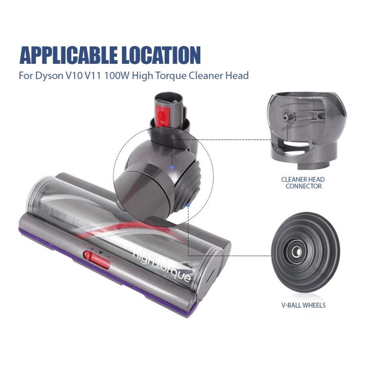 For Dyson V15/V11/V10/G5 100W High Torque Cleaner Head V-Ball Connector Replacement Parts, Connector, Connector+V-Ball Wheel Side – Durable Build, Easy to Use
