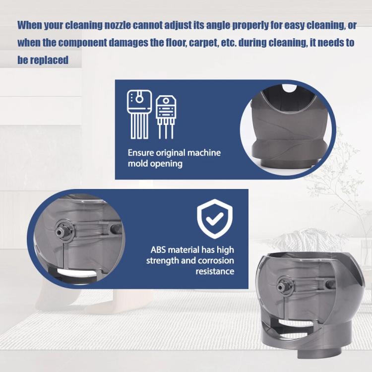 For Dyson V15/V11/V10/G5 100W High Torque Cleaner Head V-Ball Connector Replacement Parts, Connector, Connector+V-Ball Wheel Side – Durable Build, Easy to Use