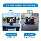 4.3 inch HD 1080P Car Baby Monitor, With USB