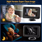 4.3 inch HD 1080P Car Baby Monitor, With USB