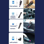 Small Powerful Handheld Vacuum Cleaner For Car And Desktop Use, 7500PA Brushed