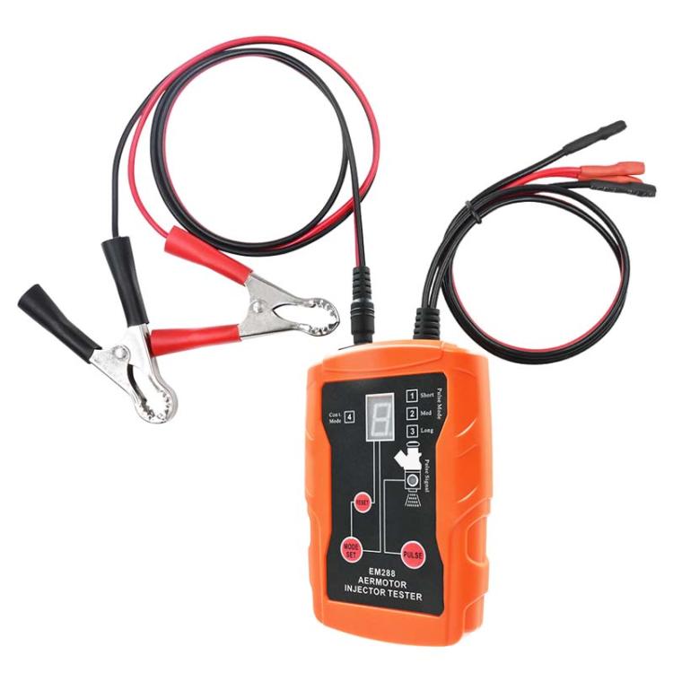 AERMOTOR Automobile Pulse Fuel Injector Fault Detector, Main Unit, Full Set 4 Cleaning Tools Main Unit