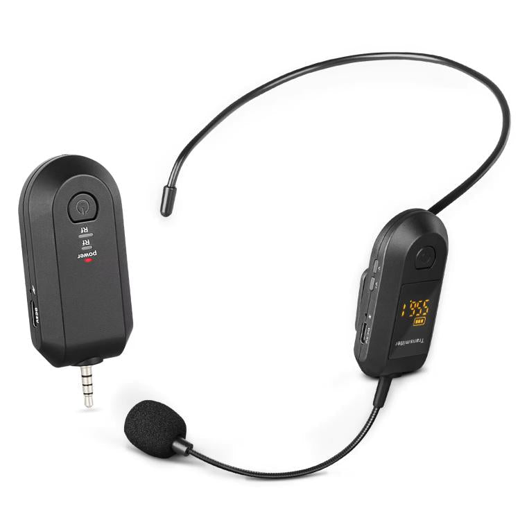 Wireless 2.4G Microphone Amplifier Portable Microphone, 1 In 1 Lapel Clip, 1 In 1 Headwear, 1 In 2 Lapel Clip, 1 In 2 Headwear 1 In 1 Headwear