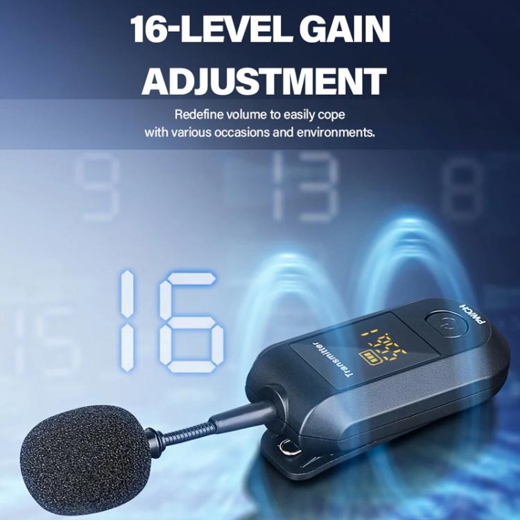Wireless 2.4G Microphone Amplifier Portable Microphone, 1 In 1 Lapel Clip, 1 In 1 Headwear, 1 In 2 Lapel Clip, 1 In 2 Headwear – Durable Build, Easy to Use