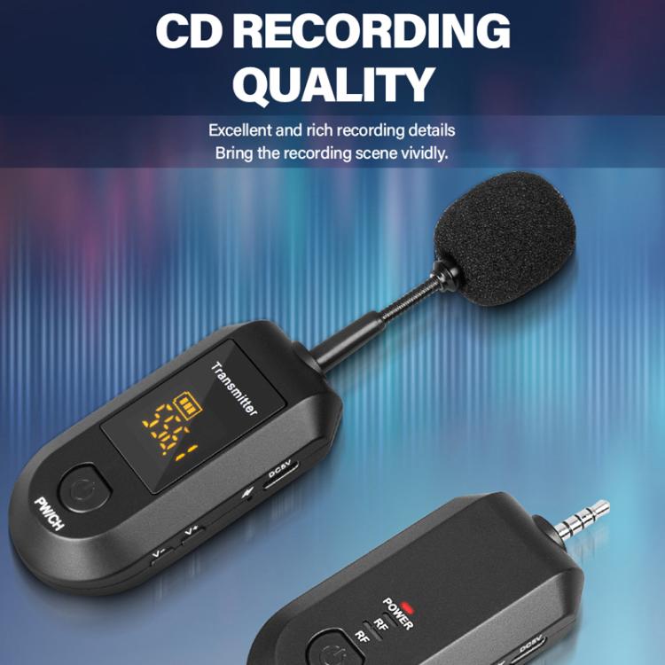 Wireless 2.4G Microphone Amplifier Portable Microphone, 1 In 1 Lapel Clip, 1 In 1 Headwear, 1 In 2 Lapel Clip, 1 In 2 Headwear