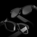AIMB-G1 Smart Glasses with 5MP Camera & Real-Time AI Translation 1080P Stabilized Video, 3 Lens Kit, AIMB-G1 – Magnetic, Fast Charging, Bluetooth
