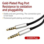 For Logitech Astro A10 / A40 Headset Gaming Headset 2m Braided Audio Cable, Silver Plug Straight Through, Silver Plug Wired Controller, Black Plug Wired Controller – Durable Build, Easy to Use