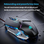Inphic W-02 USB Wired Mouse Gaming Macro-Programmable Illuminated Computer Mice – Durable Build, Easy to Use