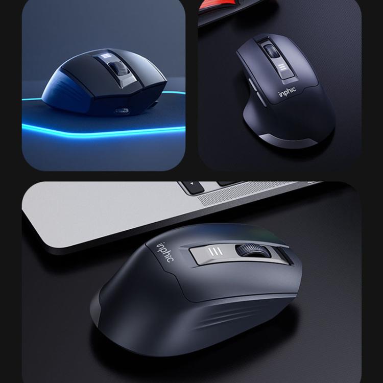 Inphic M9 2.4G Wireless Mouse Business Office Home Ergonomic Mute Computer Mice, M9 – Fast Charging