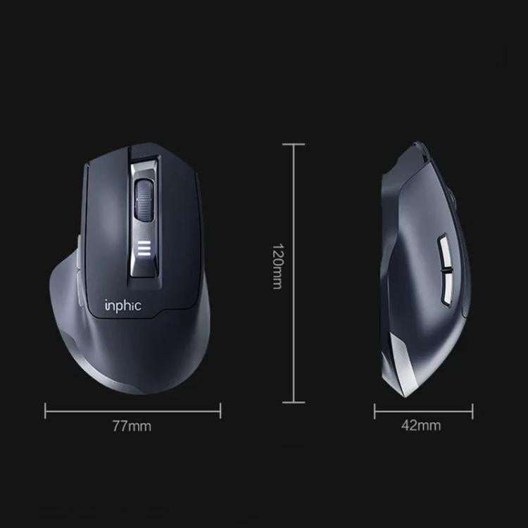 Inphic M9 2.4G Wireless Mouse Business Office Home Ergonomic Mute Computer Mice, M9 – Fast Charging