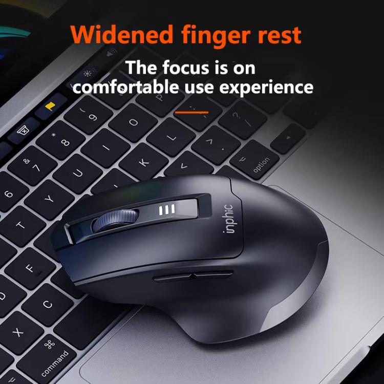 Inphic M9 2.4G Wireless Mouse Business Office Home Ergonomic Mute Computer Mice, M9 – Fast Charging