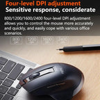 Inphic M9 2.4G Wireless Mouse Business Office Home Ergonomic Mute Computer Mice, M9 – Fast Charging