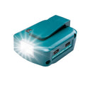 For Makita 14.4V/18V Lithium Battery Adapter With LED Lighting, Dual USB + DC Dual USB + DC
