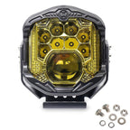 OL-21W04Y 7 Inch LED Long-Distance Headlight Angel Eye Background Work Light Default Title