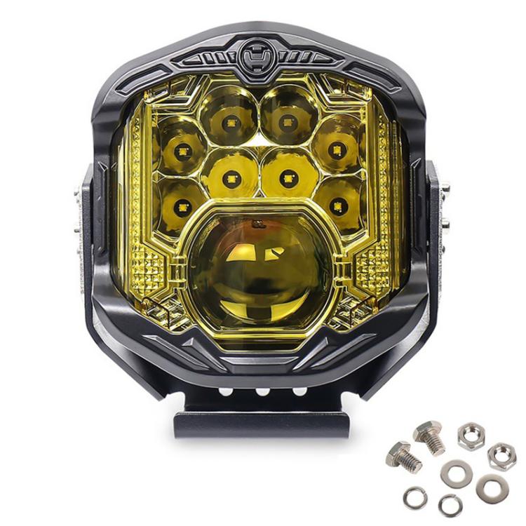 OL-21W04Y 7 Inch LED Long-Distance Headlight Angel Eye Background Work Light Default Title