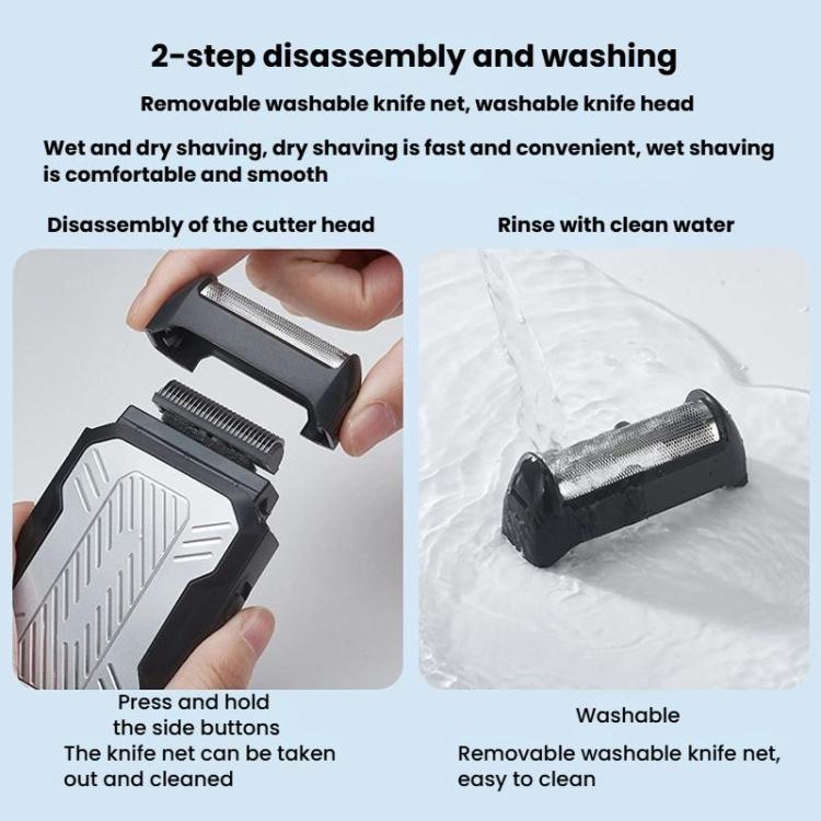 Reciprocating Electric Shaver Rechargeable Razor – Durable Build, Easy to Use