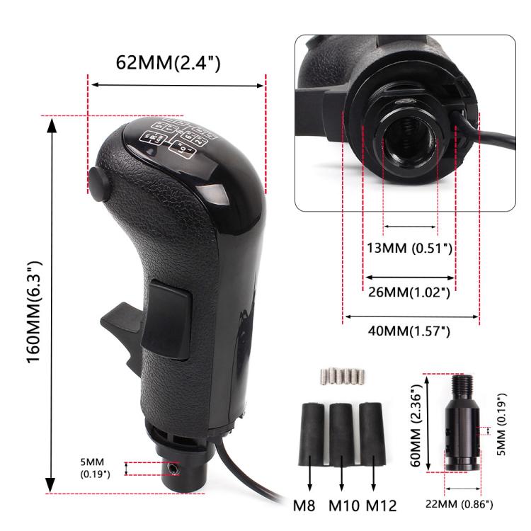 Racing Game Joystick Simulator Shifter For Logitech G29 / G27 / G25 / G923, HB043 – Aluminum Alloy, Plug-and-play