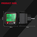 HABOTEST Digital Display Intelligent Electrical Test Socket, HT97B US Plug, HT97D EU Plug, HT97E UK Plug