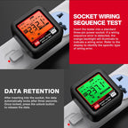 HABOTEST Digital Display Intelligent Electrical Test Socket, HT97B US Plug, HT97D EU Plug, HT97E UK Plug