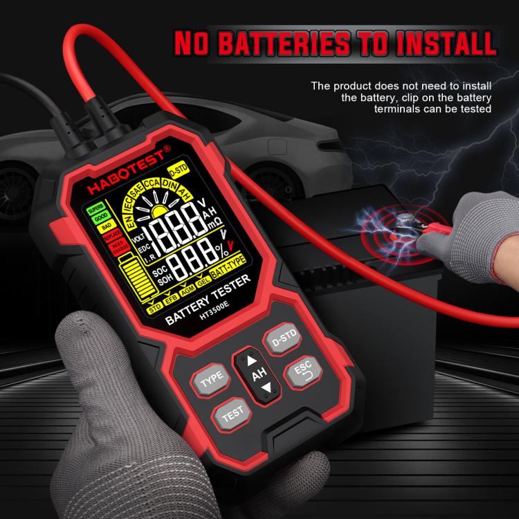 HABOTEST 12/24V Car Battery Life Tester – Durable Build, Easy to Use