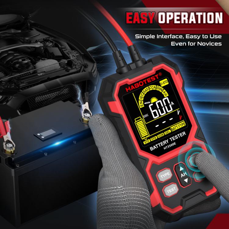 HABOTEST 12/24V Car Battery Life Tester – Durable Build, Easy to Use
