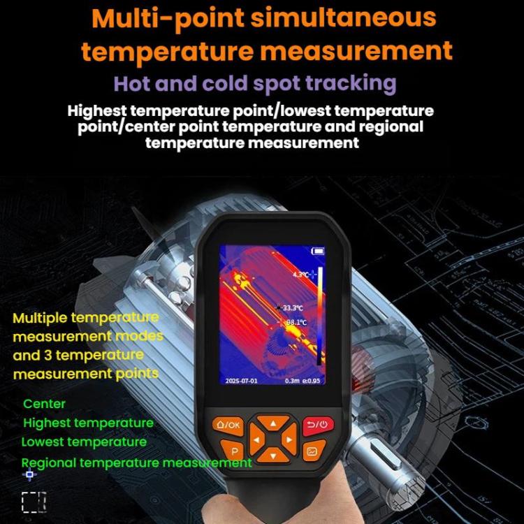 SMART SENSOR Industrial Intelligent Floor Heating Infrared Thermal Imaging Detector