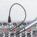 6.35mm Female to XLR Male to 1/4 inch TRS Audio Adapter Cable, 6.35mm Female to XLR Male