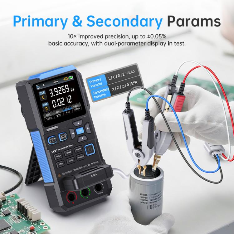 Handheld Digital Bridge Tester Capacitance Resistance Inductance Tester, FNIRSI LC1020E – TPU