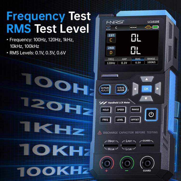 Handheld Digital Bridge Tester Capacitance Resistance Inductance Tester, FNIRSI LC1020E – TPU