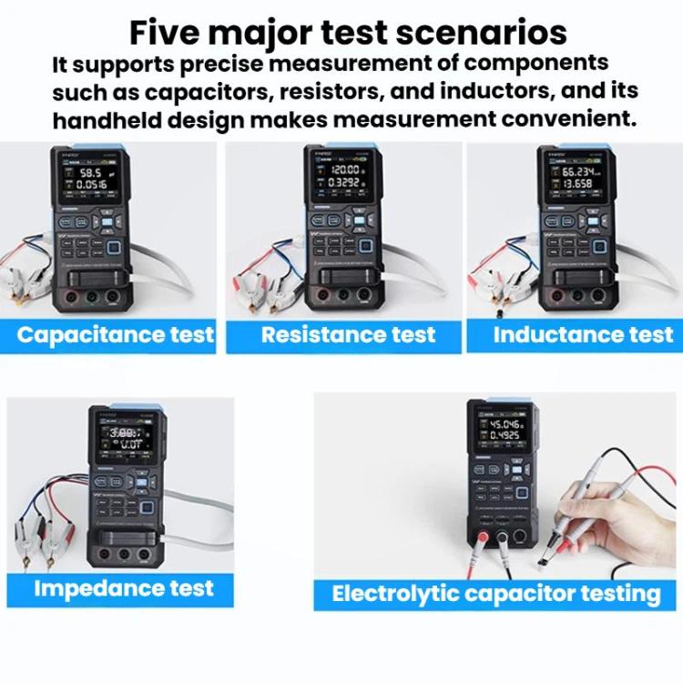 Handheld Digital Bridge Tester Capacitance Resistance Inductance Tester, FNIRSI LC1020E – TPU