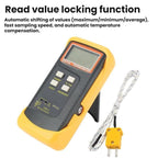 Dual-channel Temperature Clamp Contact Industrial Thermometer – Shockproof