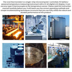 Dual-channel Temperature Clamp Contact Industrial Thermometer – Shockproof