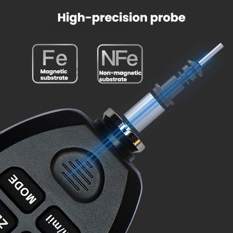 R&D INSTRUMENTS TC-100 High-Precision Coating Thickness Gauge Automotive Paint Film Thickness Tester, TC-100 – Wear-resistant, Magnetic