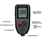 R&D INSTRUMENTS TC-100 High-Precision Coating Thickness Gauge Automotive Paint Film Thickness Tester, TC-100 – Wear-resistant, Magnetic